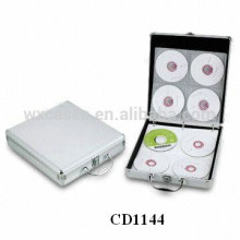 alta calidad CD 120 discos aluminio lindo CD caso de ventas por mayor de China fabricante
